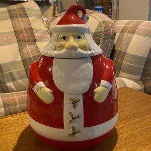 Santa Claus cookie jar brand new never used